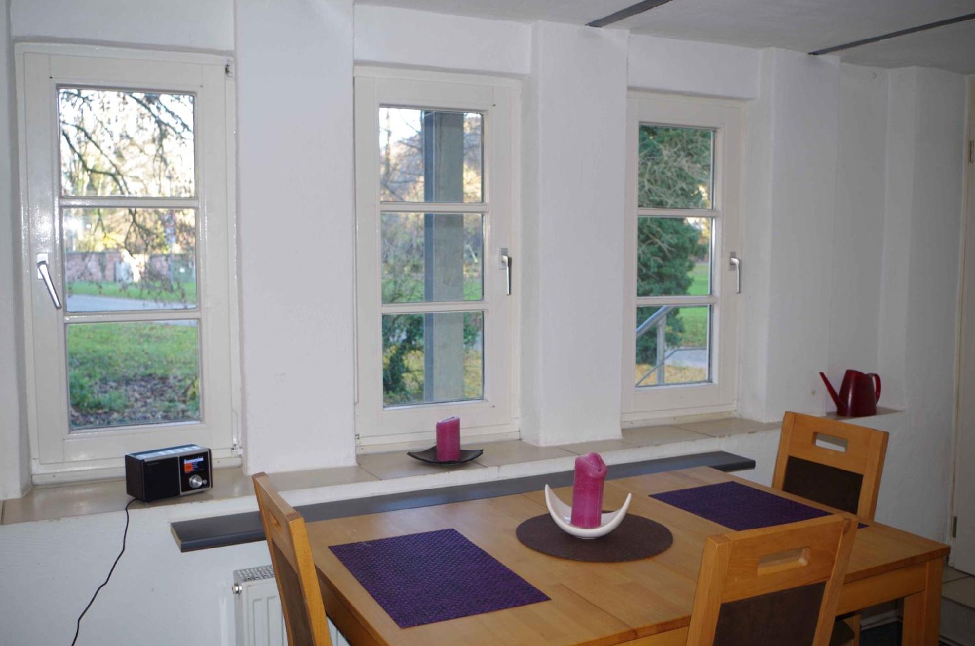 Ferien-Wohnung Am Menzer-Park Neckargemünd Esterno foto